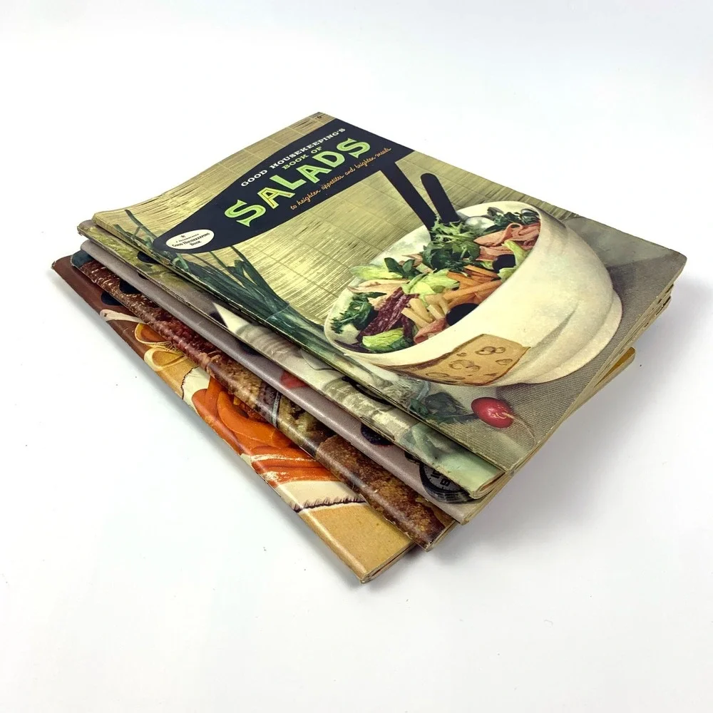 VTG MCM Good Housekeeping Cook‎ Book Lot of 5 Quick n Easy Casserole Salads SEE
